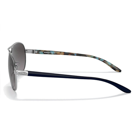 Oakley Women's Feedback Sunglasses - Polished Chrome/Prizm Grey Gradient