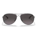 Oakley Women's Feedback Sunglasses - Polished Chrome/Prizm Grey Gradient