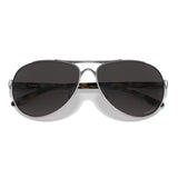 Oakley Women's Feedback Sunglasses - Polished Chrome/Prizm Grey Gradient