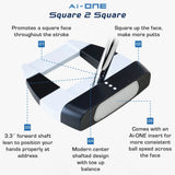 Odyssey Ai-ONE Square To Square Double Wide Putter