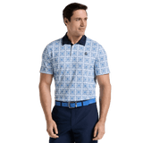 Original Penguin All-Over Cocktail Windowpane Printed Golf Polo