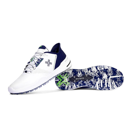 White/Navy/Electric Green