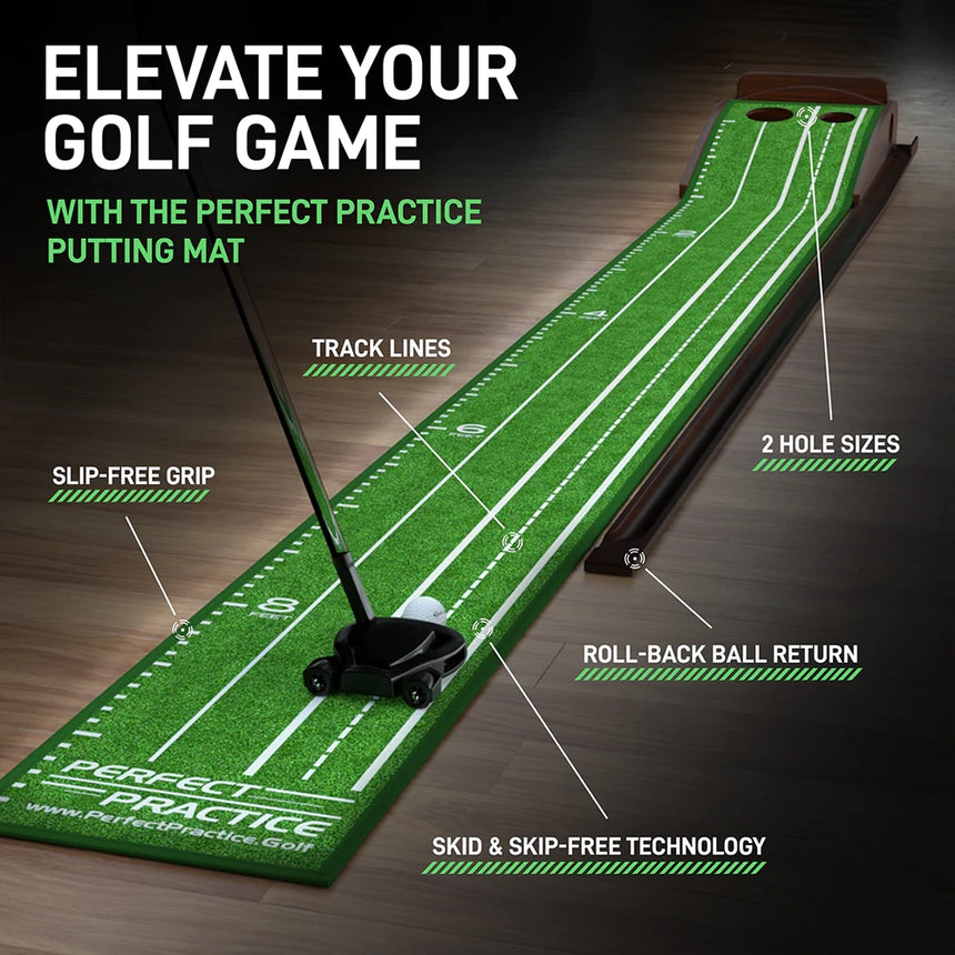 Perfect Practice Perfect Putting Mat - XL Edition