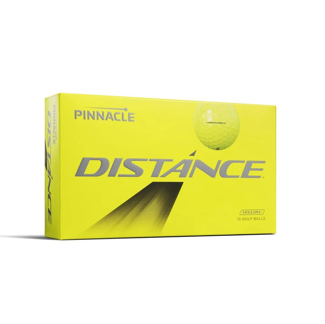 Pinnacle Distance Golf Balls - Yellow - 15 Pack