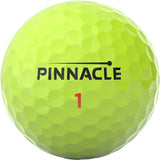 Pinnacle Rush Golf Balls - Yellow - 15 Pack