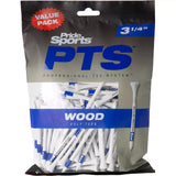 Pride Sports 3-1/4" PTS Golf Tees - White - 135 Count