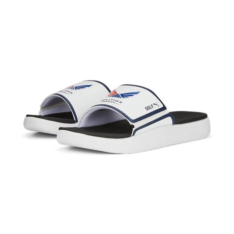 White Navy Ski Patrol Feather Gray