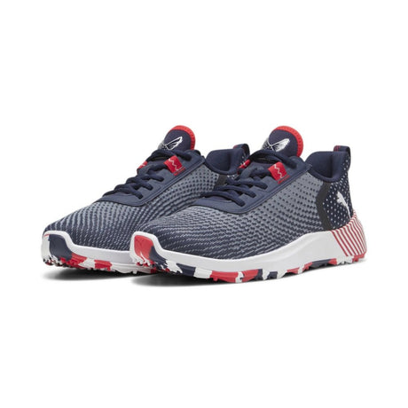 Deep Navy Strong Red White