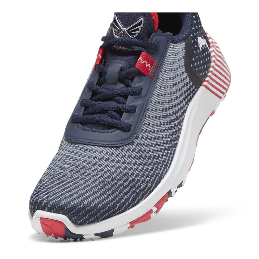 Deep Navy Strong Red White