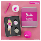 Putt Buddies Barbie Chasing Birdies Single-Prong Golf Divot Tool with Barbie Ball Marker