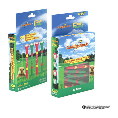 Putt Buddies Caddyshack - Bushwood Country Club Golf Tees - Pack of 50 - 2.75"