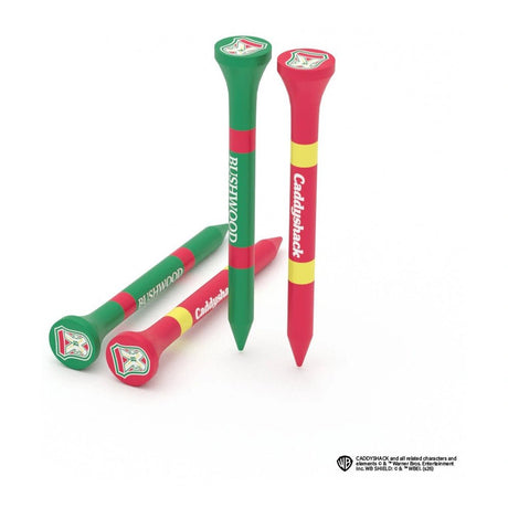 Putt Buddies Caddyshack - Bushwood Country Club Golf Tees - Pack of 50 - 2.75"