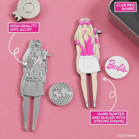 Putt Buddies Club Pro Barbie Divot Tool with Barbie Golf Ball Marker
