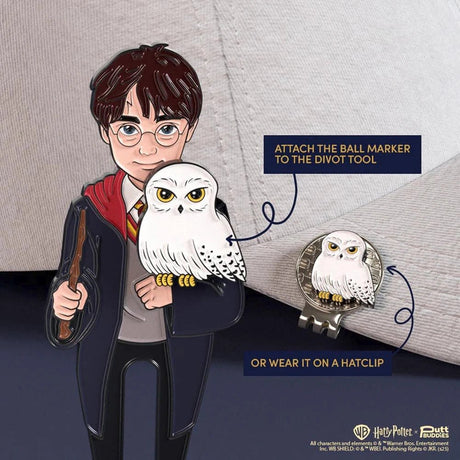 Putt Buddies Harry Potter Harry Divot Tool with Hedwig Ball Marker