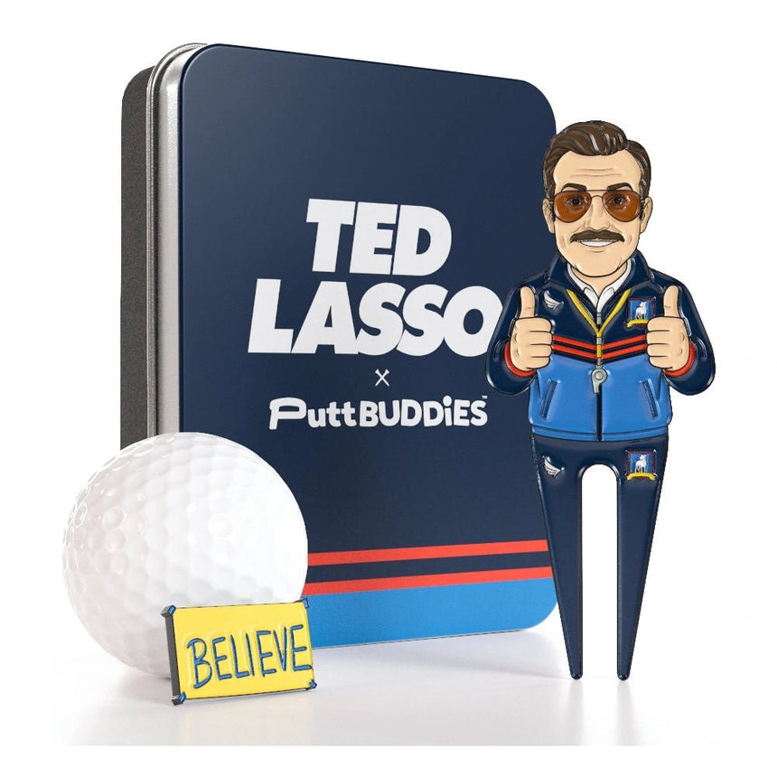 Putt Buddies Ted Lasso Golf Divot Tool with Believe Sign Ball Marker