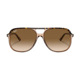 Ray-Ban Bill - Polished Havana on Transparent Brown/Light Brown