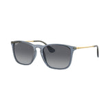 Ray-Ban Chris - Transparent Blue/Grey Gradient Polarized
