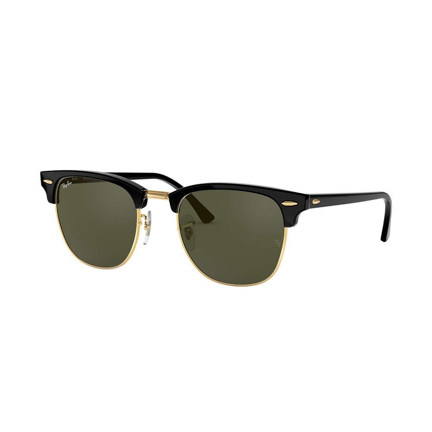 Ray-Ban Clubmaster Classic - Black/Green Classic G-15