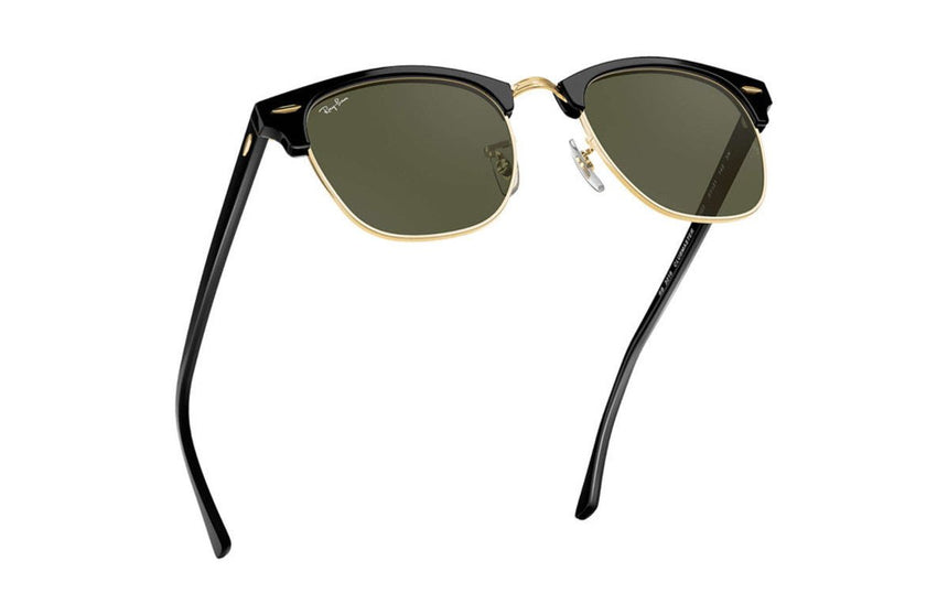 Ray-Ban Clubmaster Classic - Black/Green Classic G-15