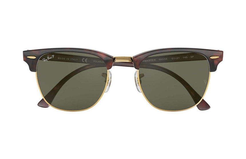 Ray-Ban Clubmaster Classic - Tortoise/Green Classic G-15