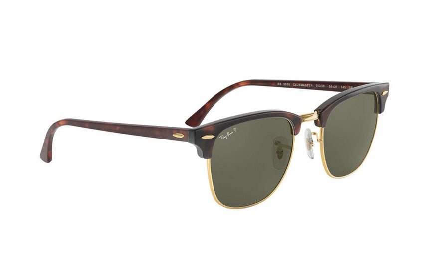 Ray-Ban Clubmaster Classic - Tortoise/Green Classic G-15