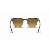 Ray-Ban Clubmaster Color Mix - Grey/Brown Silver Mirror
