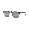 Ray-Ban Clubmaster - Green/Polarized Silver Green Mirror Chromance