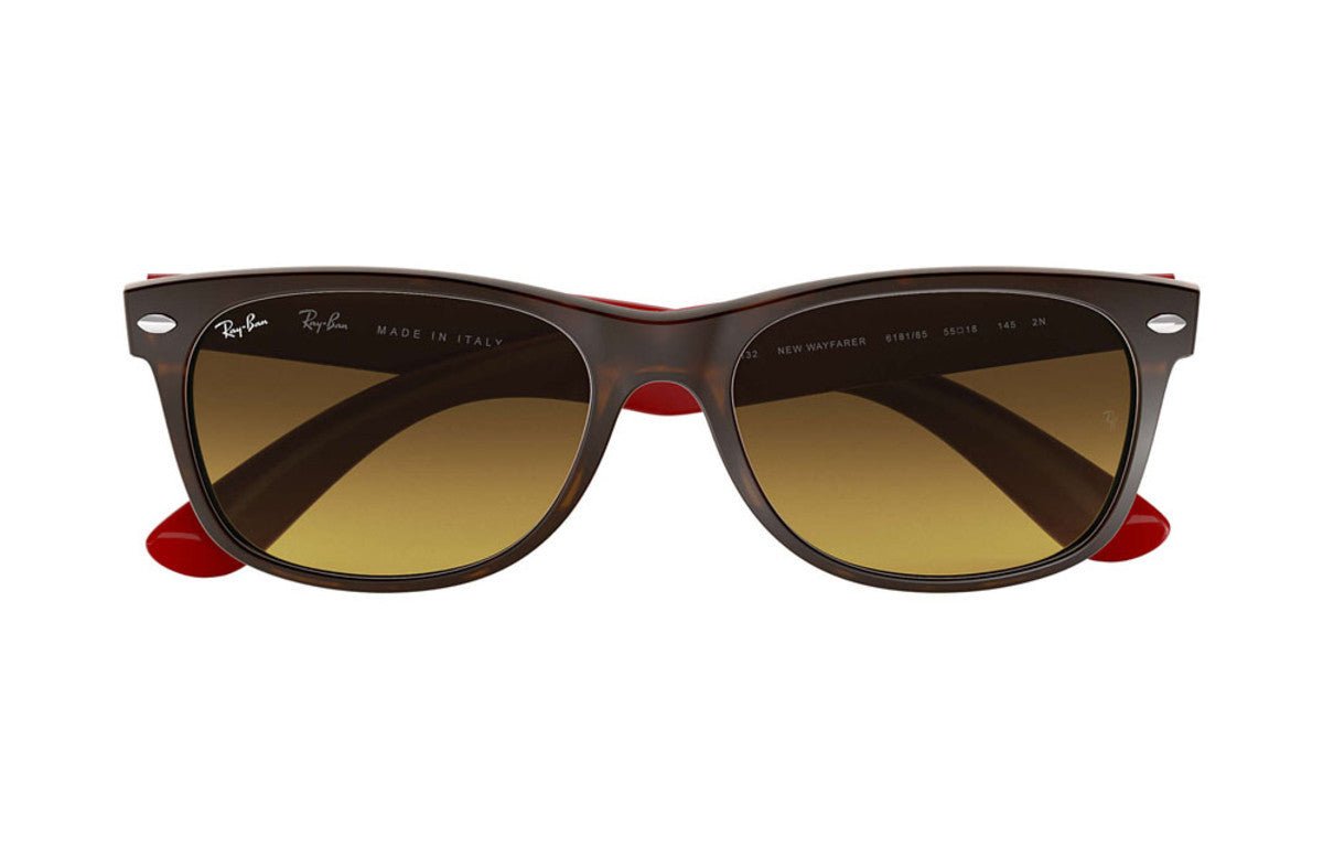 Ray-Ban New Wayfarer BiColor - Tortoise Grey Red/Brown Gradient