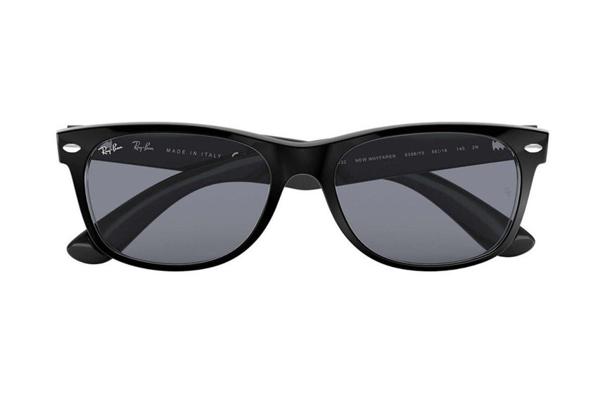 Ray-Ban New Wayfarer Classic - Transparent Black/Blue Washed