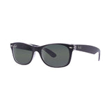 Ray-Ban New Wayfarer Color Mix - Transparent Black/Green Classic G-15