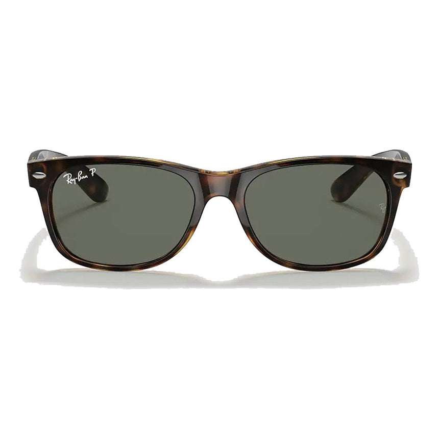 Ray-Ban New Wayfarer - Tortoise/Polarized Green Solid