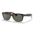 Ray-Ban New Wayfarer - Tortoise/Polarized Green Solid