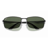 Ray-Ban RB3498 - Black/Green Classic