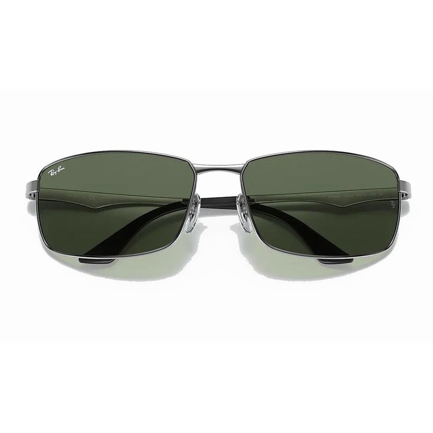 Ray-Ban RB3498 - Gunmetal/Green Classic