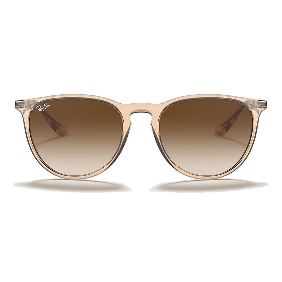 Ray-Ban Women's Erika Color Mix - Shiny Transparent Brown/Brown Gradient