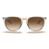 Ray-Ban Women's Erika Color Mix - Shiny Transparent Brown/Brown Gradient