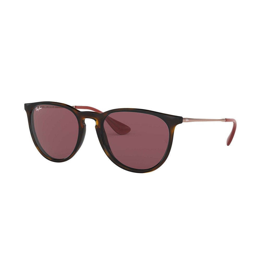 Ray-Ban Women's Erika Color Mix - Tortoise Bronze Copper/Dark Violet Classic