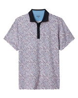 Pale Lilac Lavender Dusk Micro Square Geo