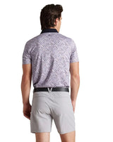 Pale Lilac Lavender Dusk Micro Square Geo