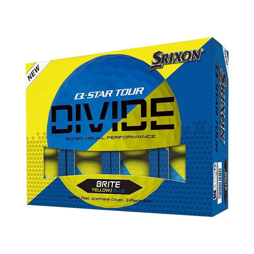 Srixon Q-Star Tour Divide Golf Balls - Blue - 2024