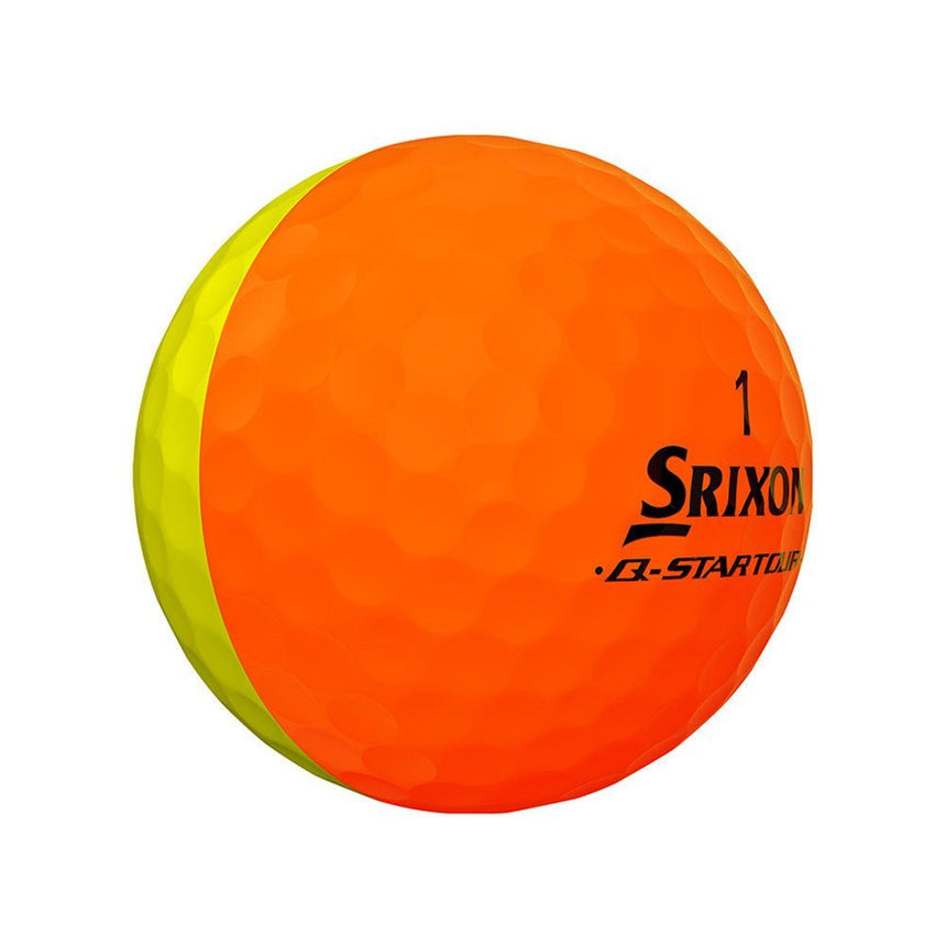 Srixon Q-Star Tour Divide Golf Balls - Orange - 2024