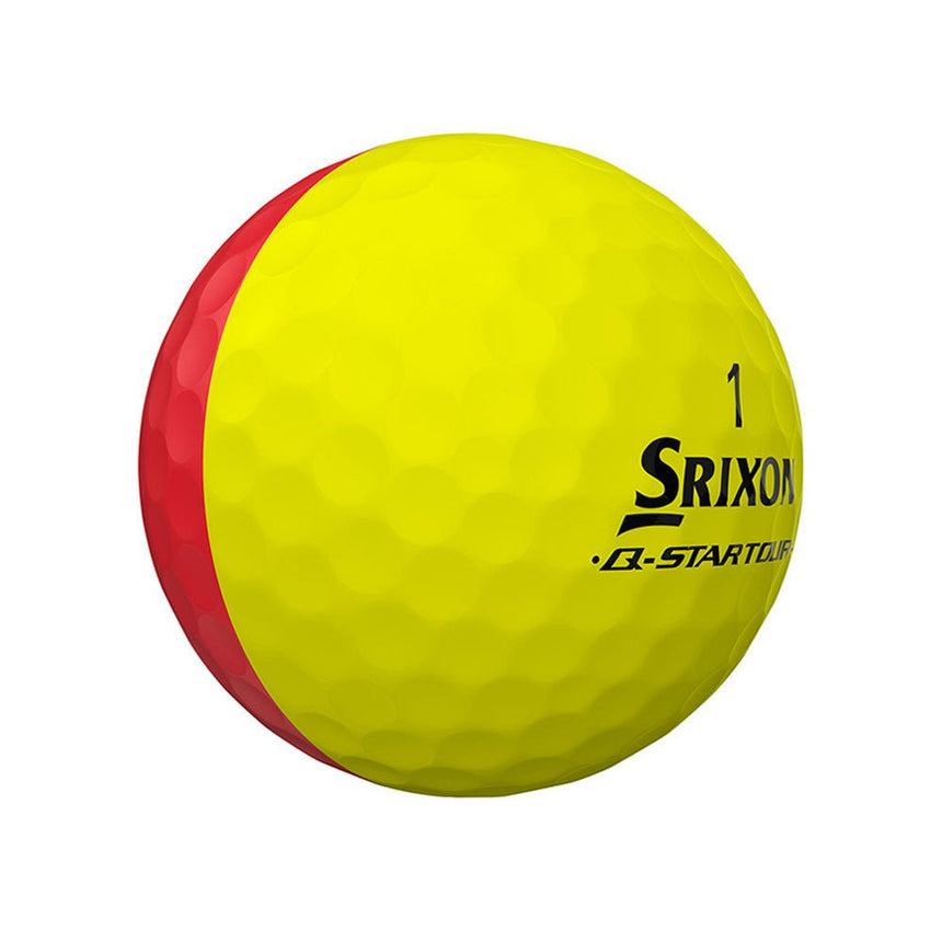 Srixon Q-Star Tour Divide Golf Balls - Red - 2024