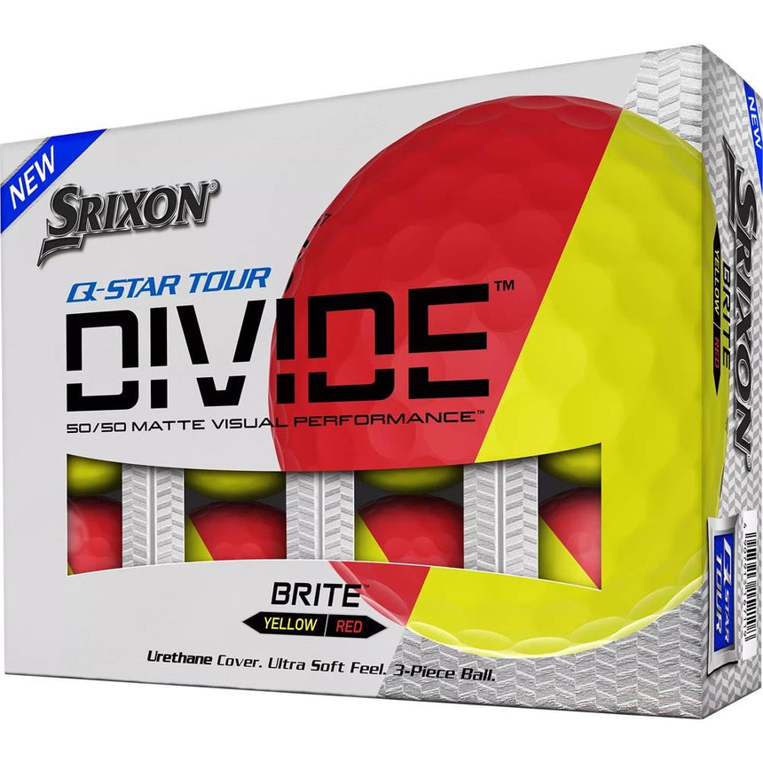 Srixon Q-Star Tour Golf Balls - Divide Red