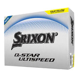 Srixon Q-Star Ultispeed Golf Balls - Tour Yellow