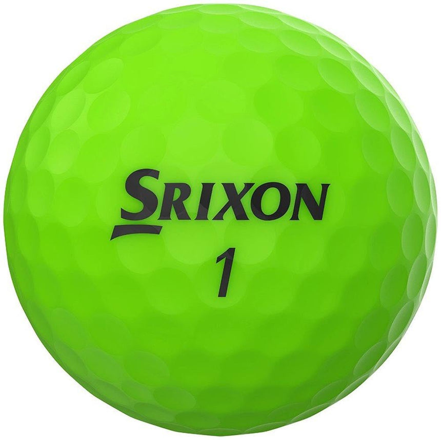 Srixon Soft Feel Brite Golf Balls - Brite Green - 2023