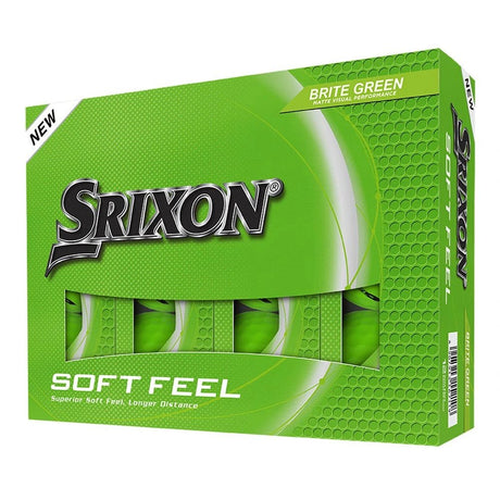Srixon Soft Feel Brite Golf Balls - Brite Green
