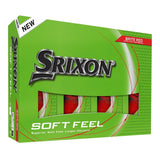 Srixon Soft Feel Golf Balls - Brite Red