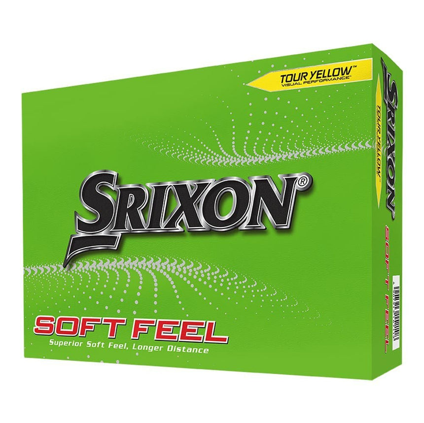 Srixon Soft Feel Golf Balls - Tour Yellow - 2023