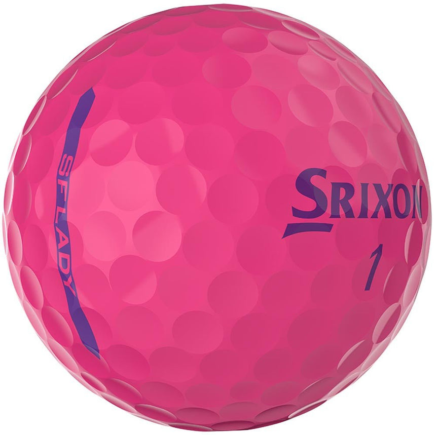 Srixon Soft Feel Lady Golf Balls - Passion Pink - 2023