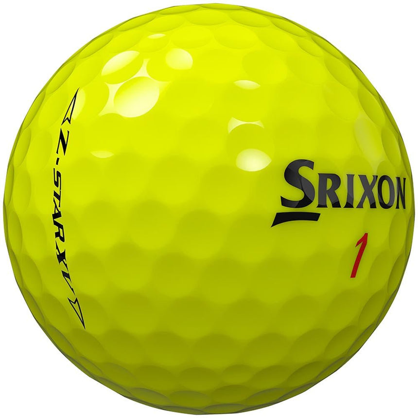 Srixon Z-Star XV Golf Balls - Tour Yellow - 2023